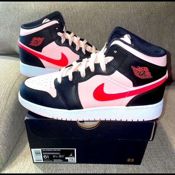 Air Jordan 1 Mid Atmosphere Infrared - Picture 1 of 12